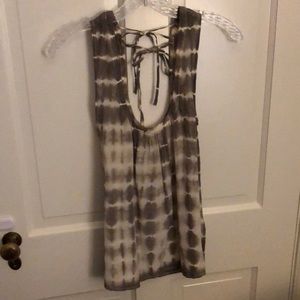 Joie silk blouse tie dye